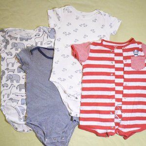 Carters 4 Piece Bodysuit Bundle | 24 Months